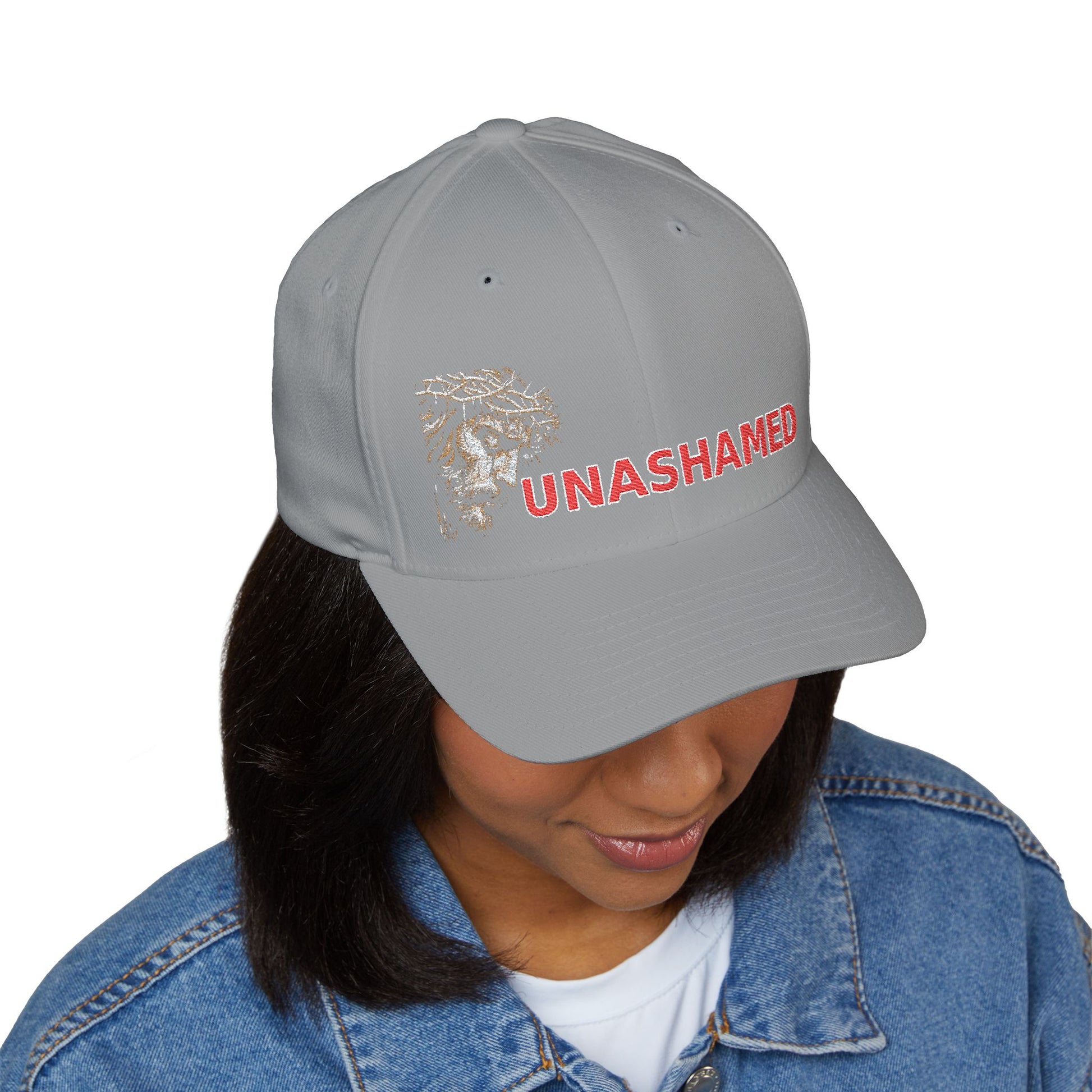 Unashamed Embroidered 6-Panel Cap – Bold Streetwear Hat for Everyday Style