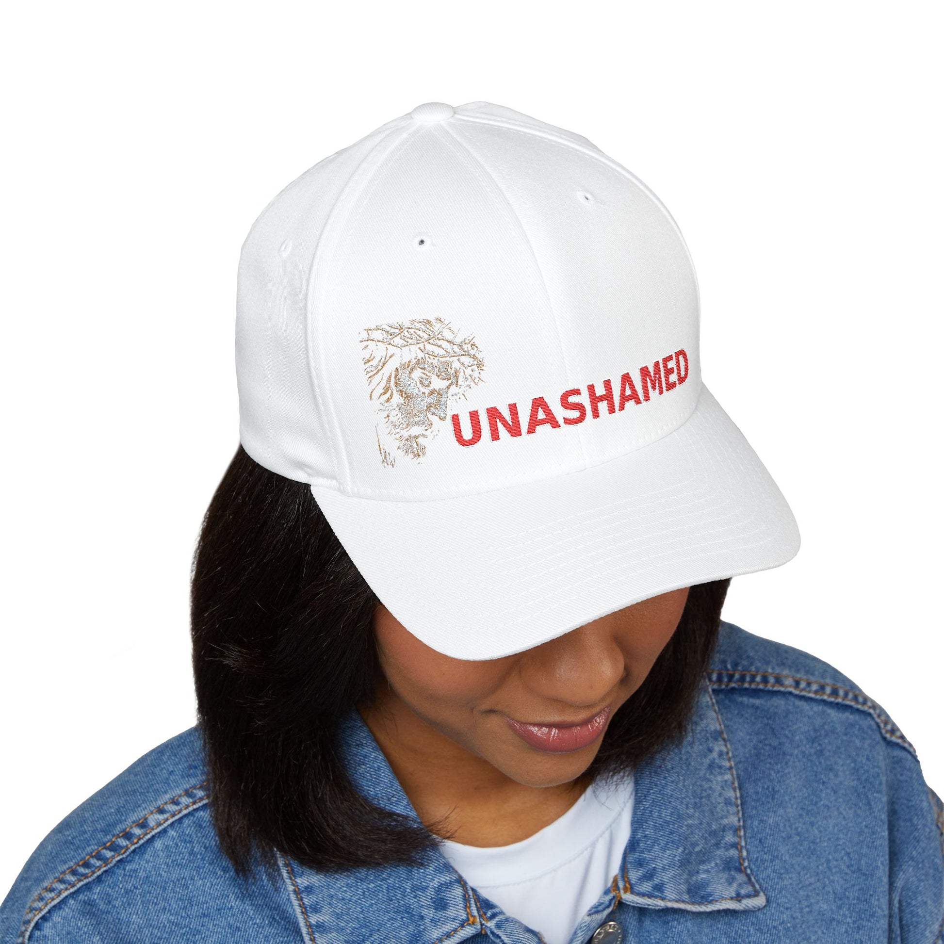 Unashamed Embroidered 6-Panel Cap – Bold Streetwear Hat for Everyday Style