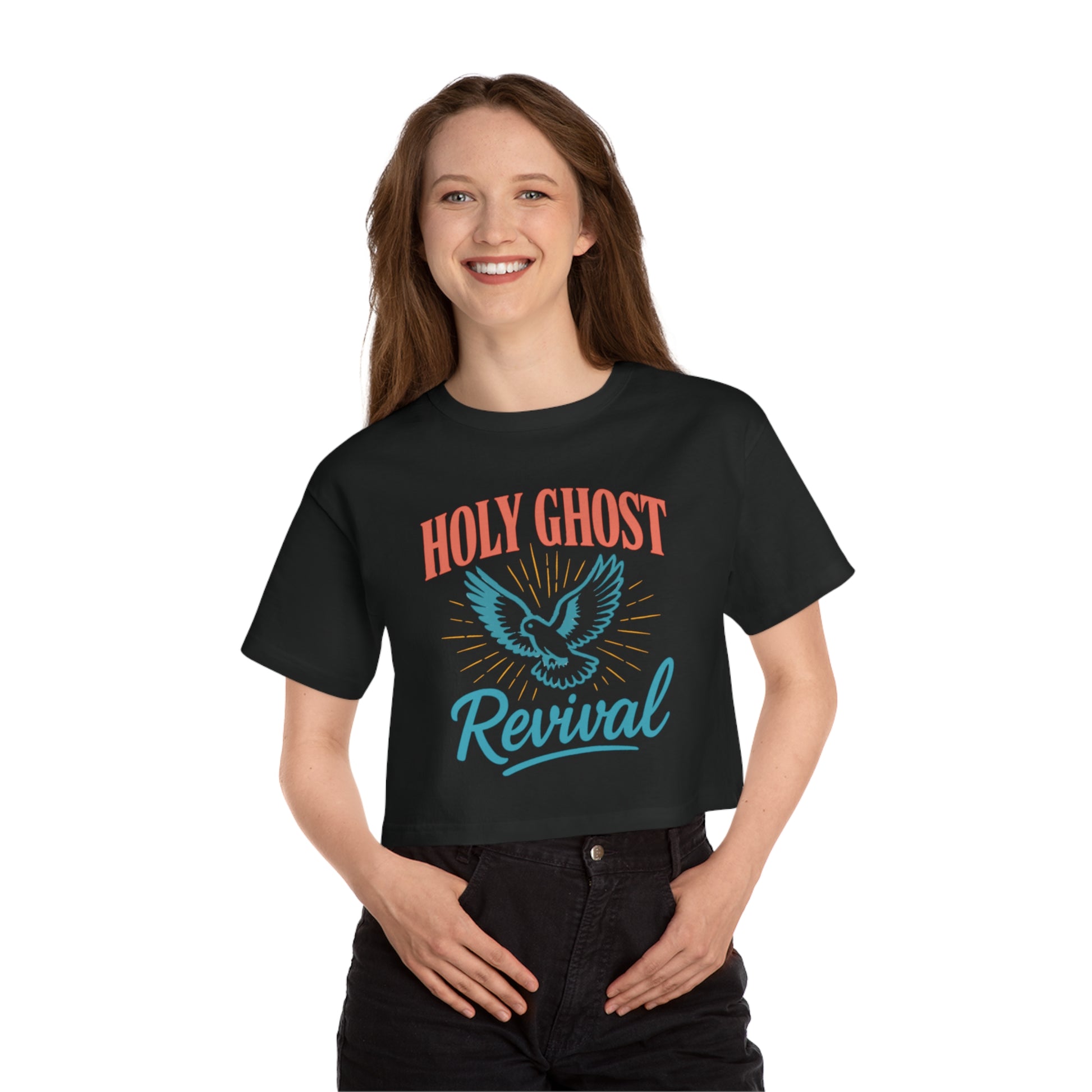 Cropped T-Shirt - Holy Ghost Revival Design