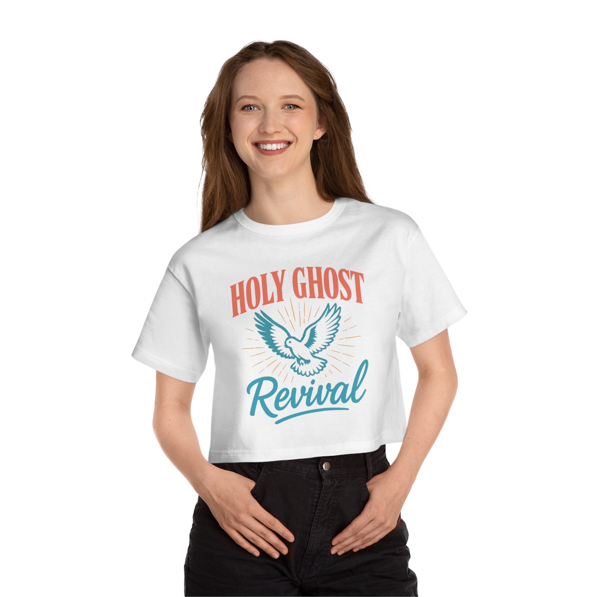 Cropped T-Shirt - Holy Ghost Revival Design