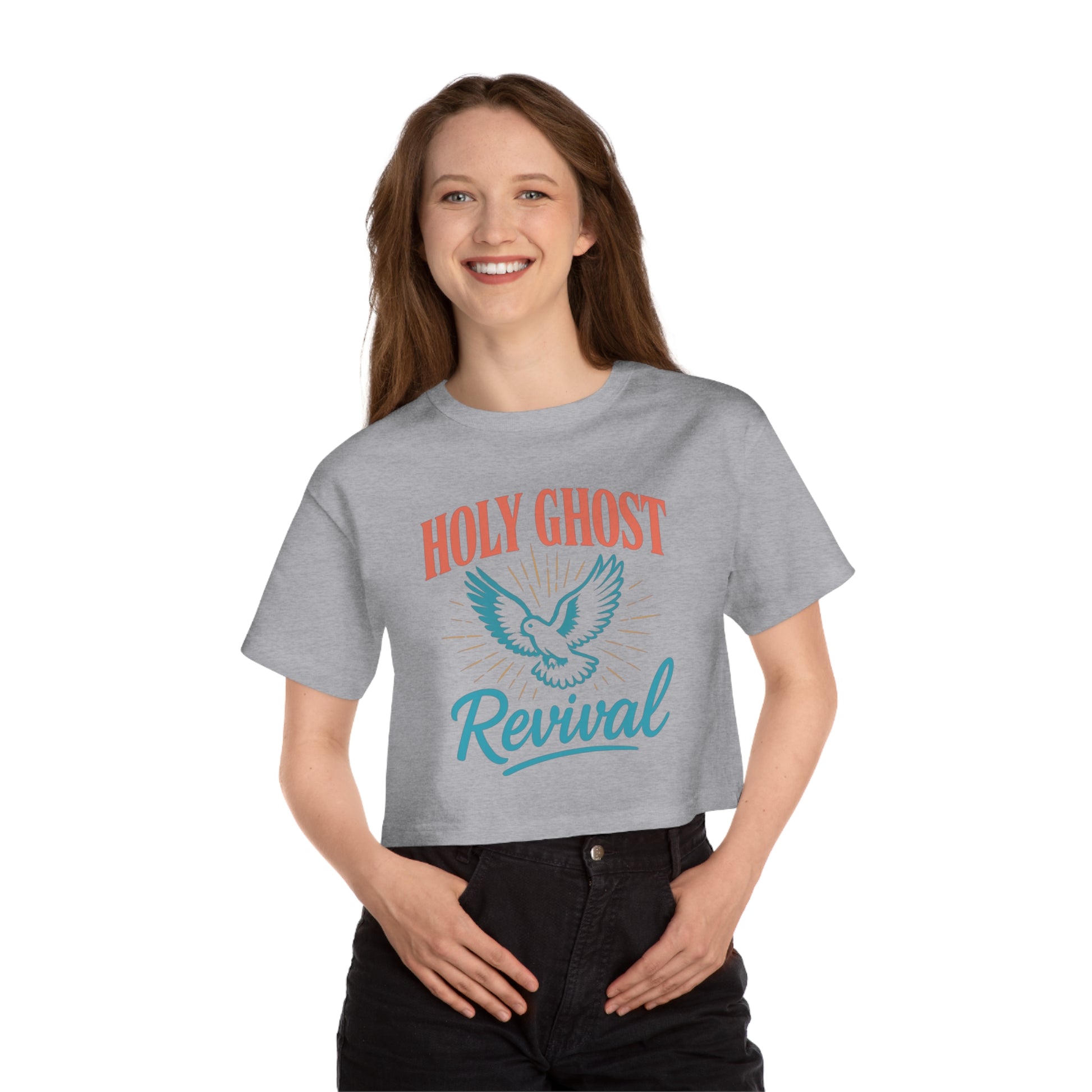 Cropped T-Shirt - Holy Ghost Revival Design