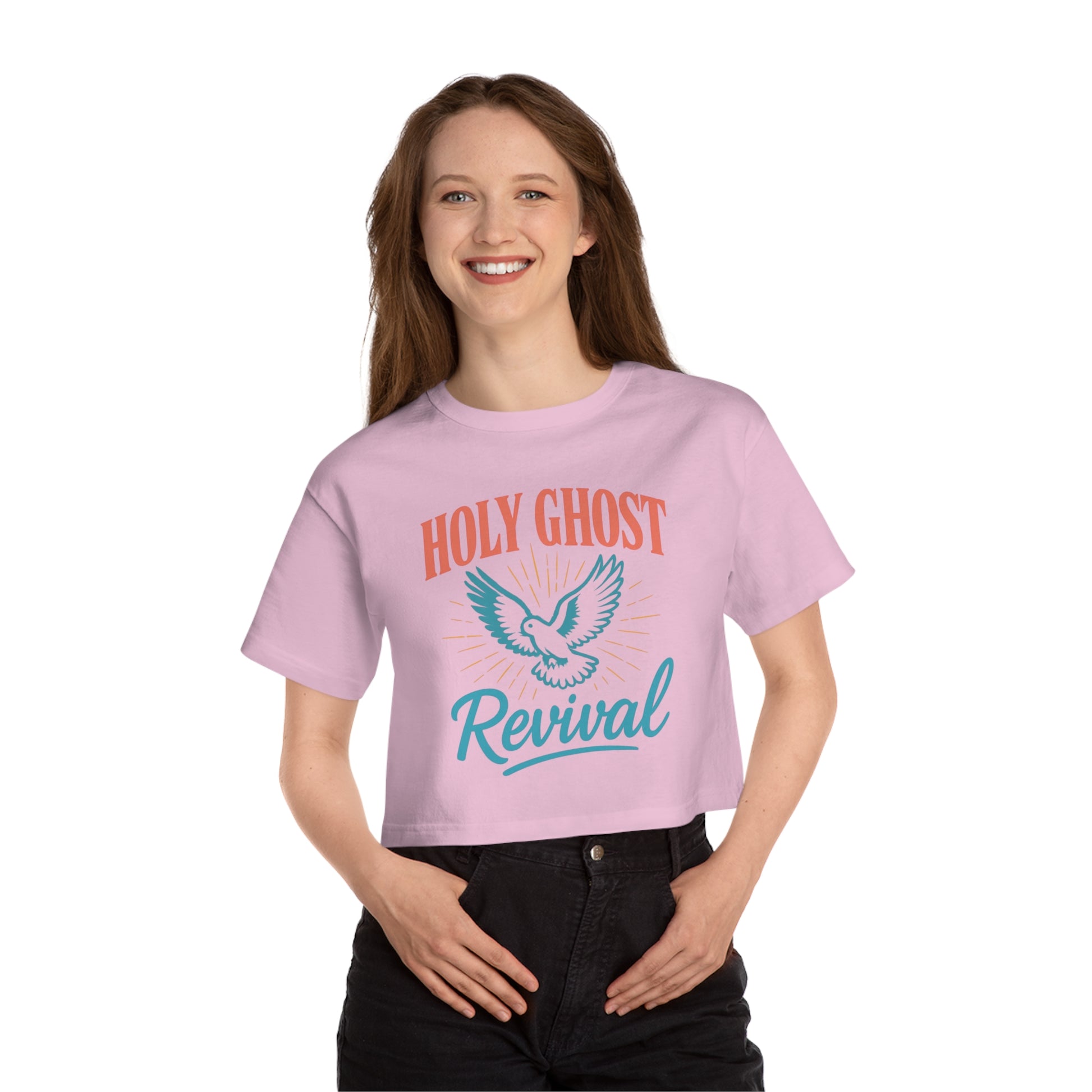 Cropped T-Shirt - Holy Ghost Revival Design